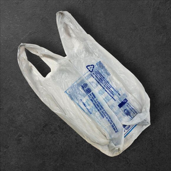 Lot 3 Vintage Supermarket Plastic Bags Walmart Safeway Albertsons Retro - Picture 14 of 16